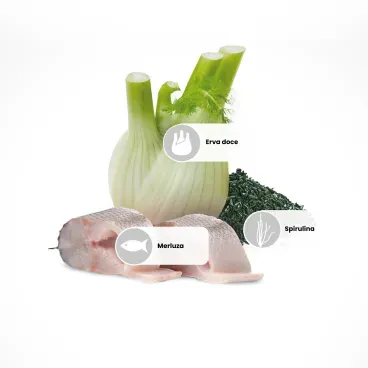 Racao N-D White para Caes Ingredientes